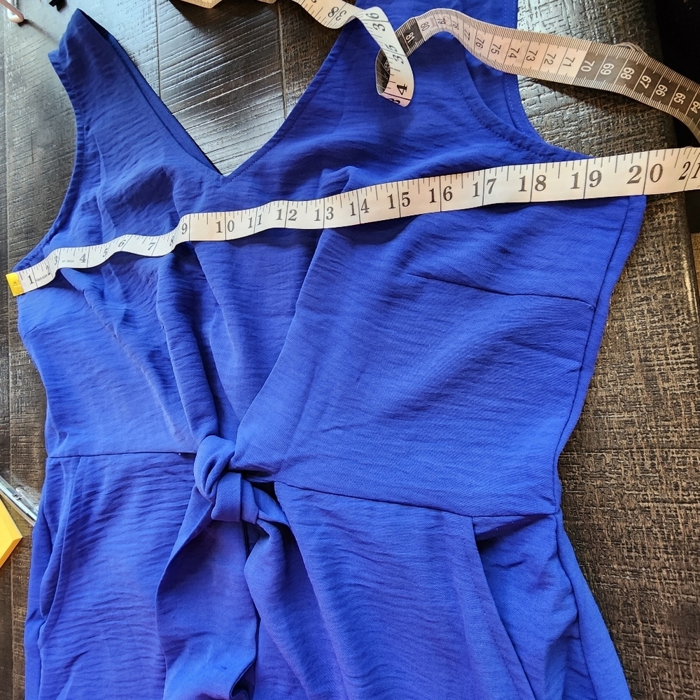 State Blue ROMPER with Elegant Design - Picture 4 of 8